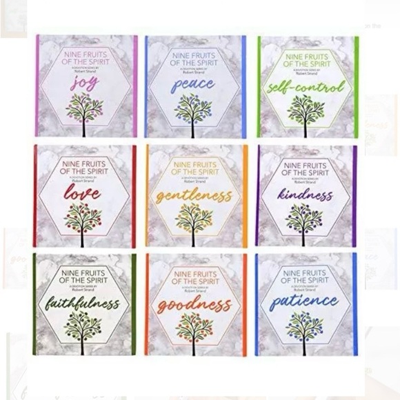 New Complete Set of The 9 Fruits of the Spirit Devotional Series Hardback Books - Picture 13 of 15